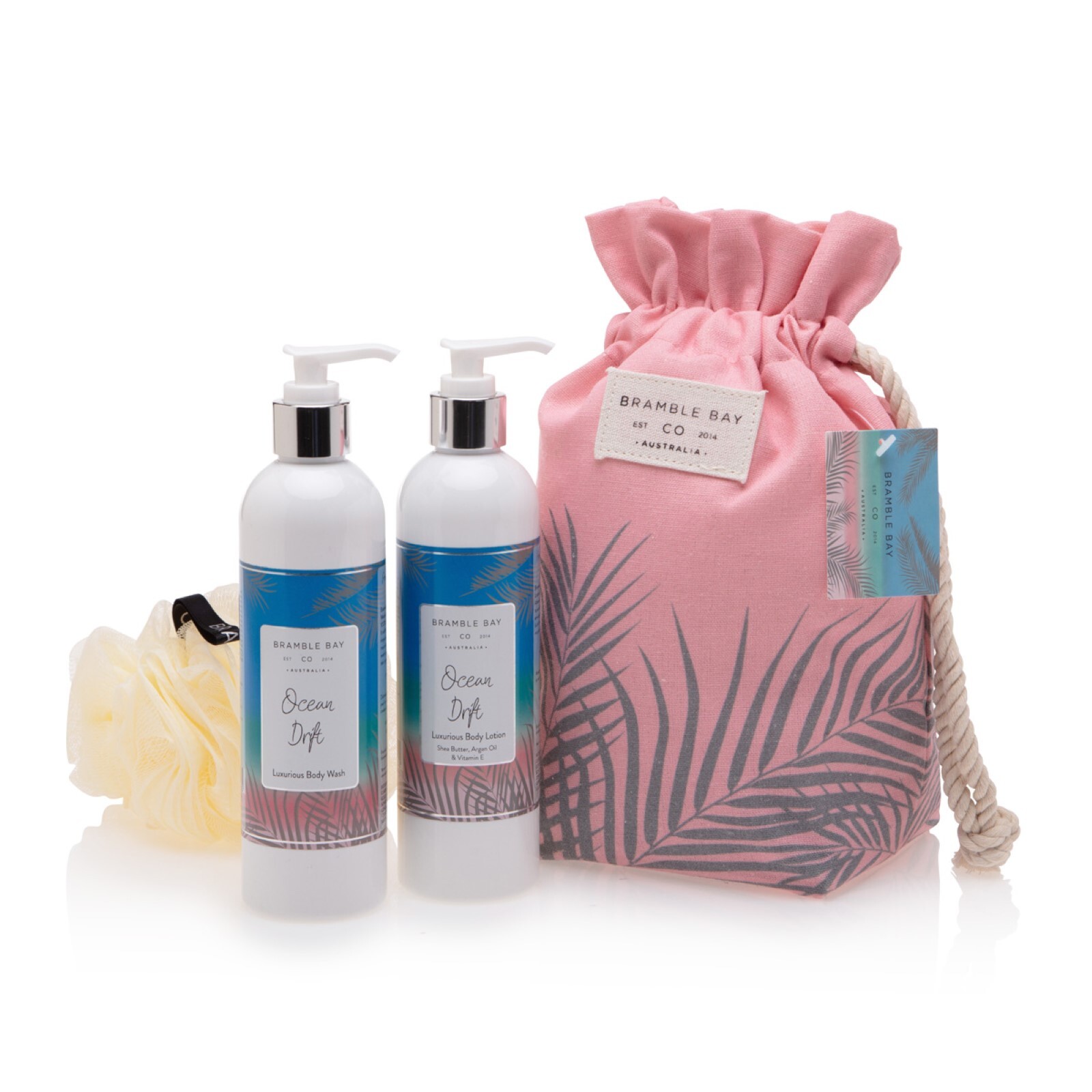 Bramble Bay Ocean Collection Body Wash & Lotion Gift Bag Set - Ocean Drift