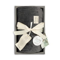 Demdaco Giving Collection - Weighted Throw - Charcoal