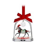 Breyer Horses Christmas in Bloom 2025 Stirrup Hanging Ornament Stablemates 1:32 Scale 10224