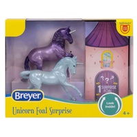 Breyer Horses Unicorn Foal Surprise Dazzling Cliffs Family 1:32 Stablemates Scale