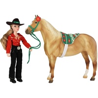 Breyer Horses Holiday Trail Ride 2025 Christmas Play Set Traditional 1:9 Scale 10368