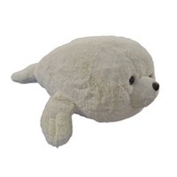 Korimco Seal Lying Cream XL Extra Large 80cm Plush Soft Toy