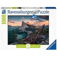 Ravensburger Puzzle 1000pc - Rugged Rocky Mountains #16 Nature Edition