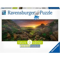 Ravensburger Puzzle 1000pc - Sun Over Iceland #12 Nature Edition