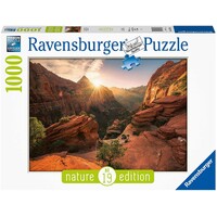 Ravensburger Puzzle 1000pc - Zion Canyon, USA #19 Nature Edition