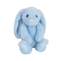 Elka Australia Bunny Binky Rabbit Light Blue 20cm Soft Plush Toy
