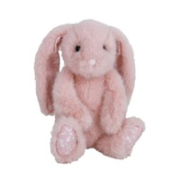Elka Australia Bunny Binky Rabbit Dusty Pink 20cm Soft Plush Toy