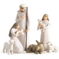 Willow Tree 6 Piece Nativity Christmas Mary Jesus by Susan Lordi 26005 GENUINE WILLOW TREE