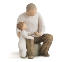 Willow Tree Figurine Grandfather and Grandchild by Susan Lordi 26058