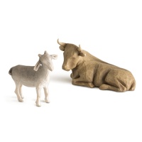 Willow Tree Nativity Collection Ox and Goat by Susan Lordi 26180