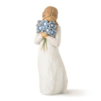 Willow Tree Figurine Forget Me Not Girl with Flowers By Susan Lordi 26454