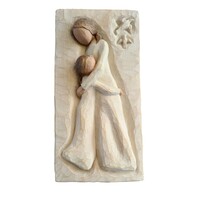 Willow Tree Mother Daughter Plaque Protect and Cherish by Susan Lordi 26505