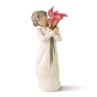 Willow Tree Figurine Bloom Girl Holding Calla lilies By Susan Lordi  27159