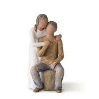 Willow Tree You and Me Husband & Wife (Darker Skin & Hair) by Susan Lordi 27345