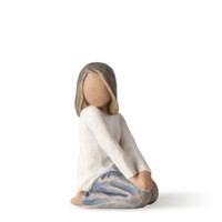 Willow Tree Figurine Joyful Child (Darker Skin & Hair) by Susan Lordi 27346