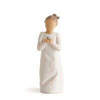 Willow Tree Figurine Nurture Girl with Bird By Susan Lordi 27560