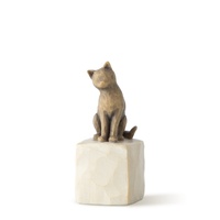 Willow Tree Figurine Love My Cat (Dark) Always With Me By Susan Lordi  27684