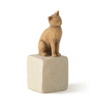 Willow Tree Figurine Love My Cat (Light) Always With Me By Susan Lordi  27789