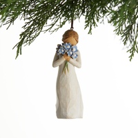 Willow Tree Hanging Ornament Forget Me Not Girl with Flowers Susan Lordi 27911