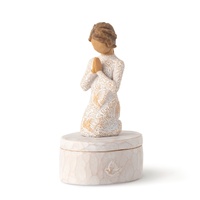 Willow Tree Prayer of Peace Memory Keepsake Box by Susan Lordi 28180