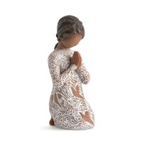 Willow Tree Prayer of Peace (Darker Skin & Hair) by Susan Lordi 28258