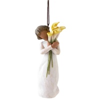 Willow Tree With Gratitude Hanging Ornament (Darker Skin & Hair) Susan Lordi