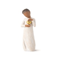 Willow Tree Figurine Keepsake (Darker Skin & Hair) by Susan Lordi 28321