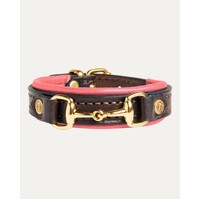 Noble Outfitters On The Bit Vivacious Pink Leather Snaffle Bracelet Horse Gift