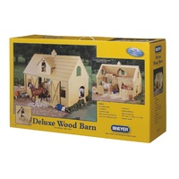 Breyer Horses Deluxe Wooden Stable Barn Wood Traditional 1:9 Scale 302