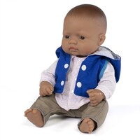Miniland Doll Latino Boy with Winter Set Outfit 32cm