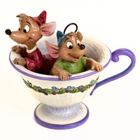 Disney Traditions by Jim Shore - Jaq & Gus Teacup - Cinderella Figurine 11.5cm