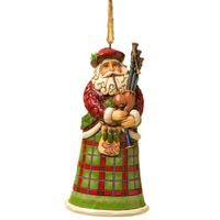 Heartwood Creek by Jim Shore Santas Around The World - Scottish Santa Hanging Ornament