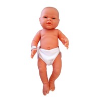 My First Newborn Doll Baby Girl with Nappy 38cm 
