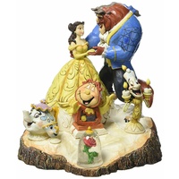 Disney Traditions by Jim Shore - Carved by Heart - Beauty & the Beast Figurine 19cm