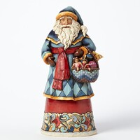 Heartwood Creek by Jim Shore Christmas Santa With a  Basket of Toys 4041065 