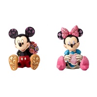 Disney Traditions by Jim Shore - Mickey & Minnie Mouse (Set 2) Mini Figurine 7cm