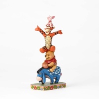 Disney Traditions by Jim Shore - Eeyore Pooh Tigger Piglet - Winnie the Pooh Figurine 20.5cm