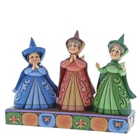 Disney Traditions by Jim Shore - Aurora's Fairy Guardians - Sleeping Beauty Figurine 11.4cm