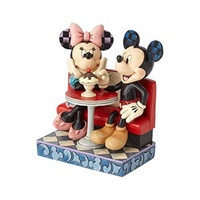 Disney Traditions by Jim Shore - Mickey & Minnie Soda Shop Figurine 15cm