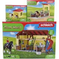 Schleich Farm World Horse Stable 42485 Iceland Pony Box 42609 Shepherd Dog House 42573