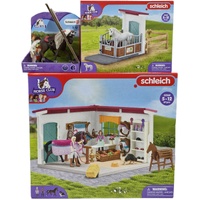 Schleich Horse Club Horse Shop 42568 Horse Stall & Moonlight 42569 Rocky Mountain Mare 42469