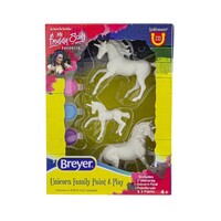 Breyer Horses Unicorn Family Paint & Play Activity Set Stablemates 1:32 Scale 4262