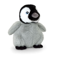 Keeleco Penguin Emperor Baby Grey 18cm Korimco Plush Soft Toy SE6569