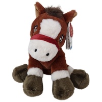 Keeleco Ponytails - Horse Bay Brown Pony 22cm Korimco Plush Soft Toy