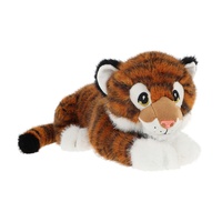 Keeleco Tiger Deluxe Big Cat 35cm Large Korimco Plush Soft Toy SE3939