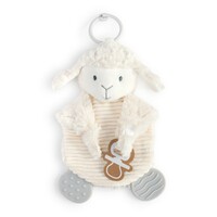 Demdaco Plush Toy - Comforter Teether Buddy Lamb 20cm