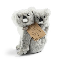 Demdaco Koala & Baby Joey Soft Plush Toy 23cm