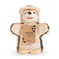 Demdaco -  Hedge Hog Puppet Soft Plush Toy 28cm