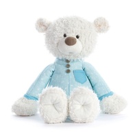 Demdaco - Bear Sweet Dreams Blue PJ Bear Soft Plush Toy 35cm