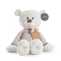 Demdaco - Bear Sweet Dreams Neutral PJ Bear Soft Plush Toy 35cm